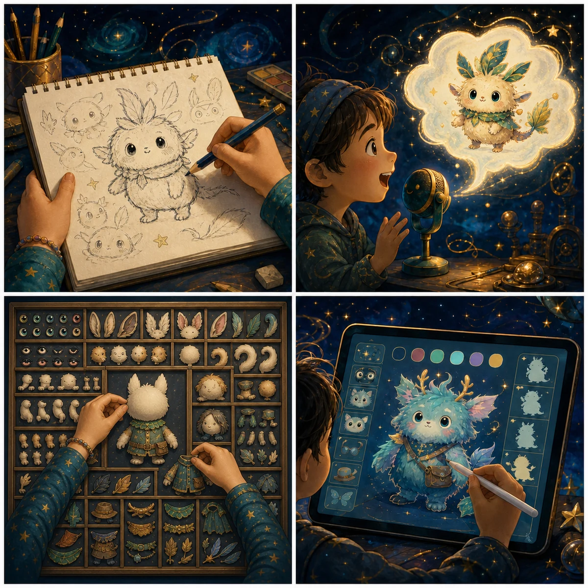 我来画:上传一幅儿童画的创作示意